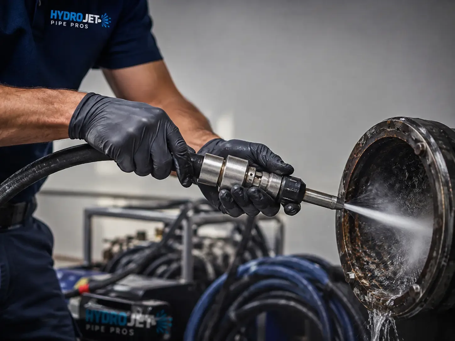 Hydro Jet Pipe Descaling in Weed, CA